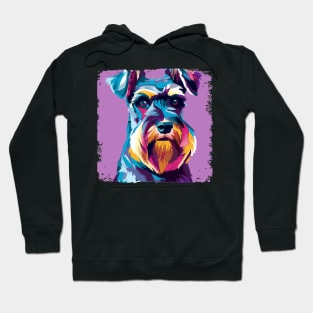 Standard Schnauzer Pop Art - Dog Lover Gifts Hoodie